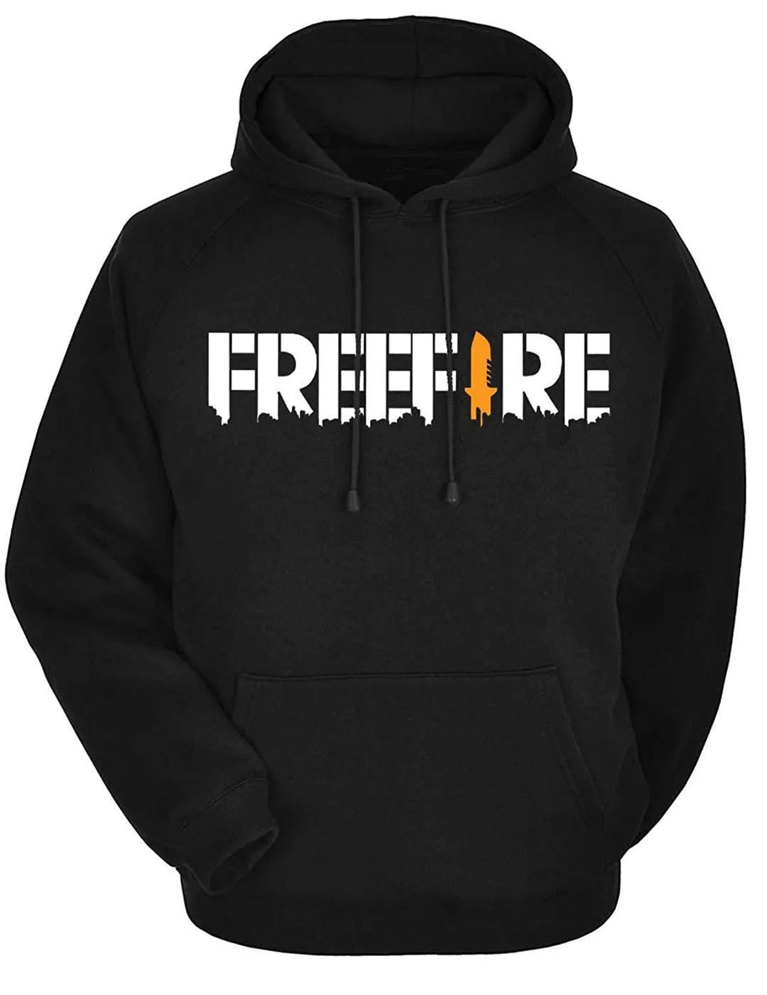 1 Pc Men's Fleece Printed Hoodie – Freefire Printed