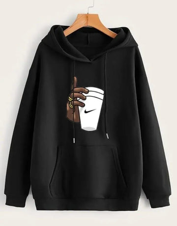 Men’s Fleece Printed Hoodie – Warm & Stylish Casual Wear