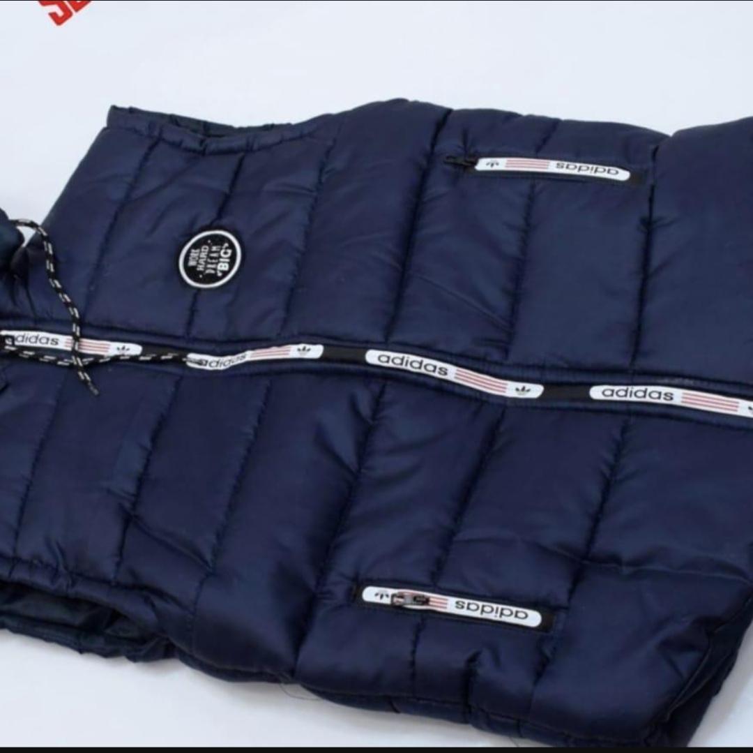 Men’s Parachute Sleeveless Jacket – Hooded Neck Casual Outerwear