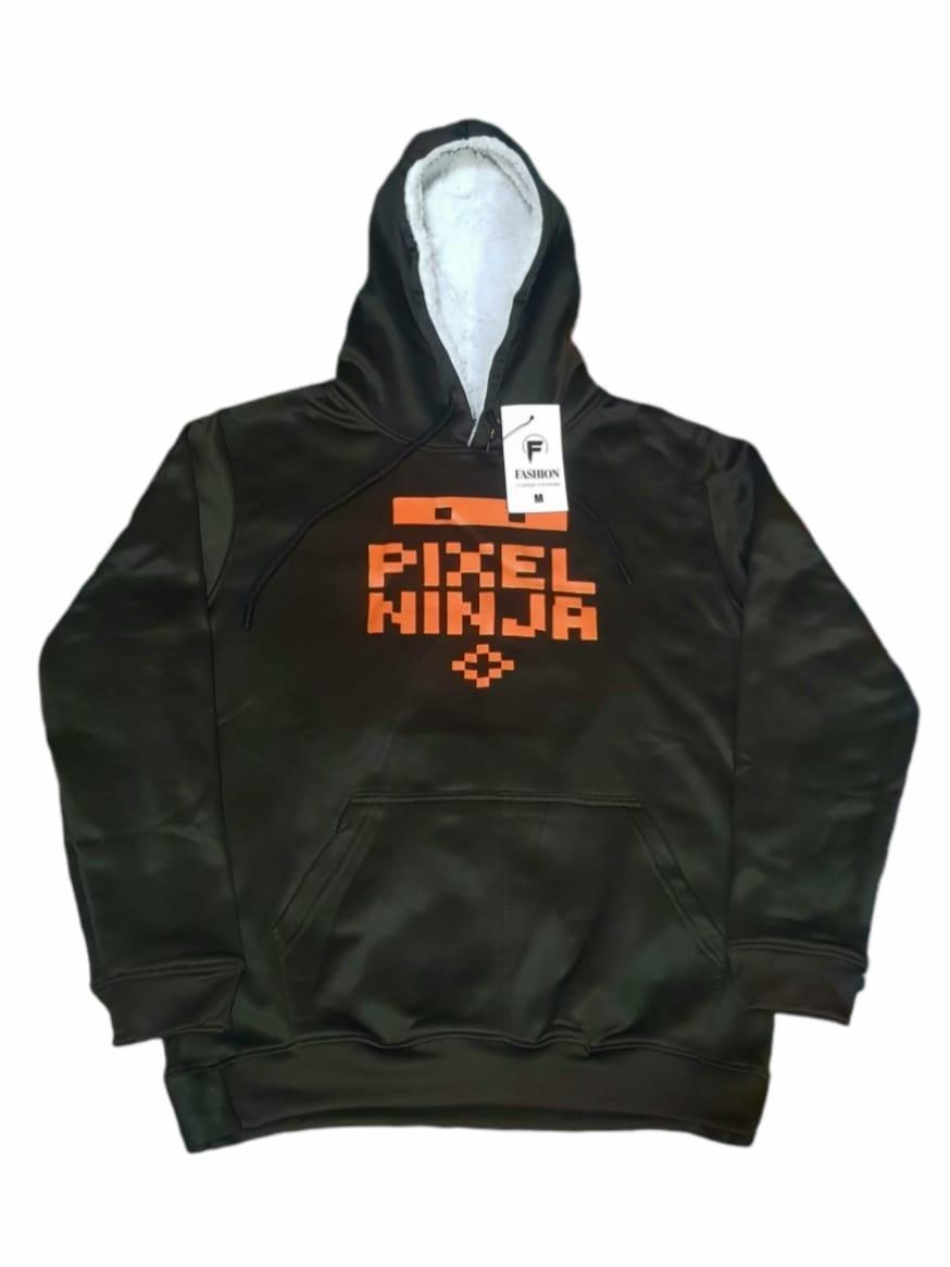 Men's Graphic Sublimation Hoodie - 1 Pc Black Polyester Fleece,