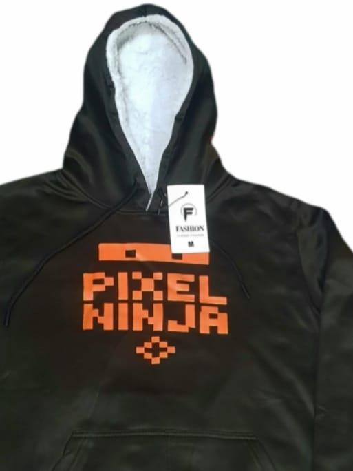 Men's Graphic Sublimation Hoodie - 1 Pc Black Polyester Fleece,