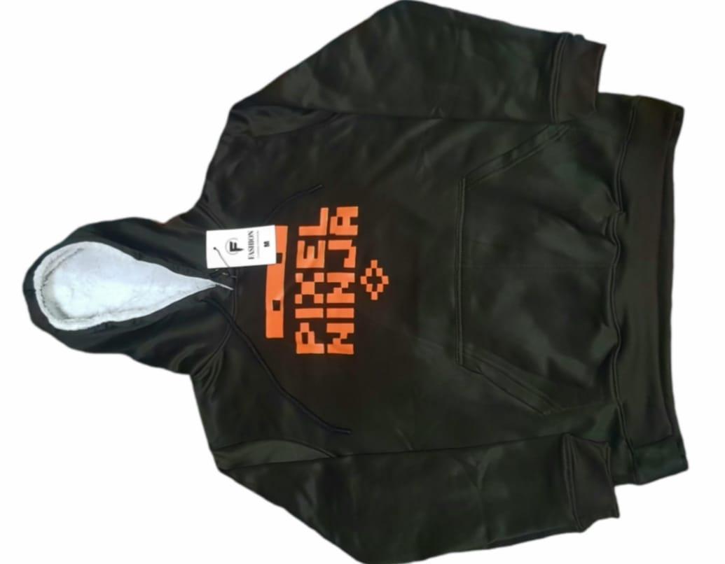 Men's Graphic Sublimation Hoodie - 1 Pc Black Polyester Fleece,