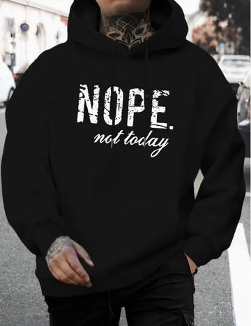 1 Pc Men's Polyester Fleece Printed Hoodie