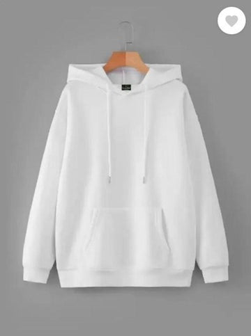 Men’s Fleece Plain Hoodie