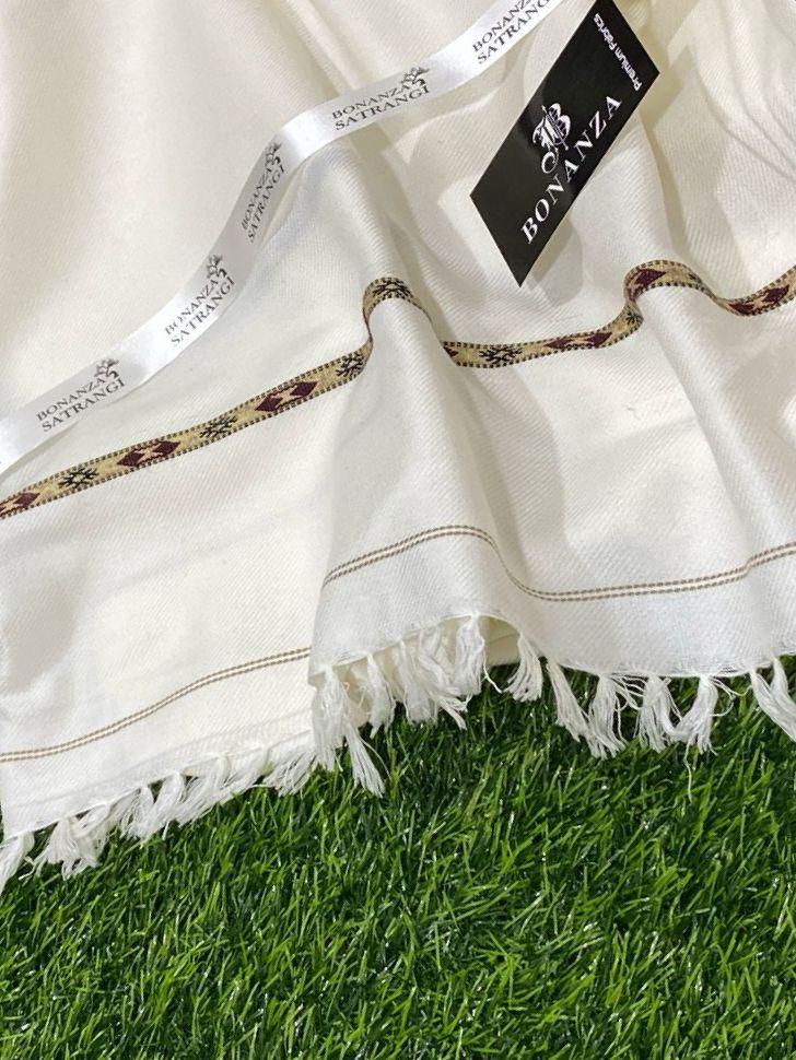 1 Pc Men's Wool Plain Shawl