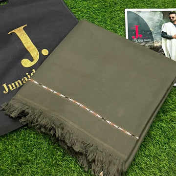 J. 1 Pc Men's Wool Texture Shawl