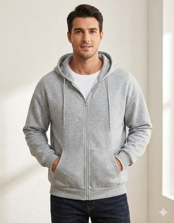 1 Pc Men's Fleece Printed Hoodie