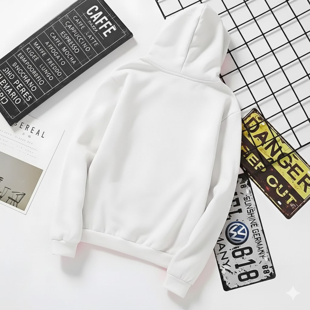 1 Pc Men's Fleece Printed Hoodie – Headphones Print