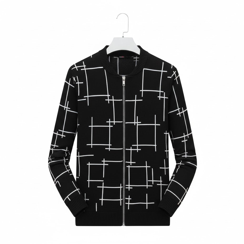 Men’s Graphic Sublimation Fleece Jacket – Bold & Stylish Winter Wear