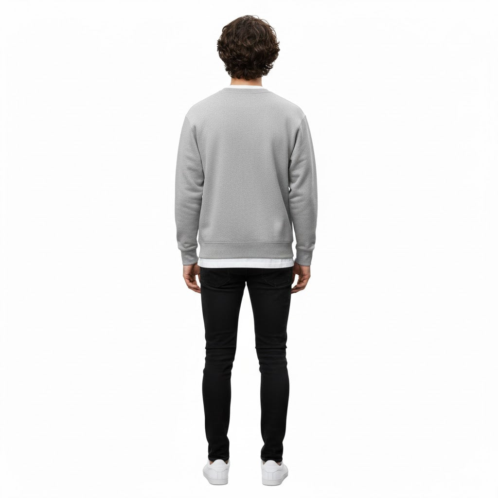 Men’s Fleece Printed Sweatshirt – Warm & Comfortable Casual Wear