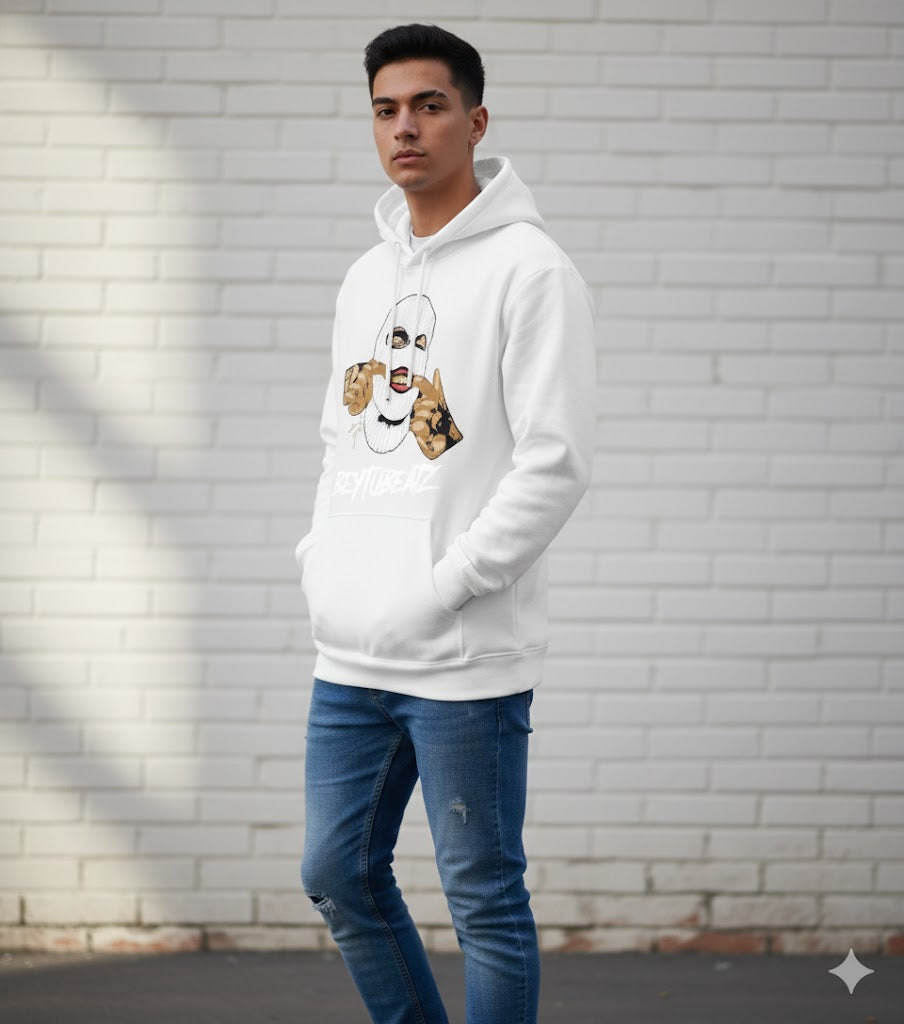 1 Pc Men's Fleece Printed Hoodie