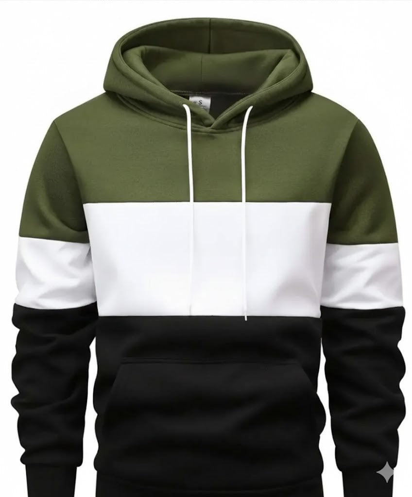 Unisex Fleece Plain Hoodie – 3 Color Winter Cozy Pullover